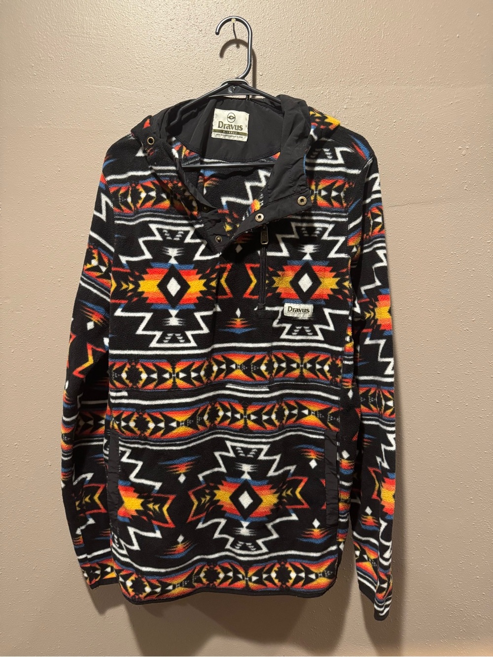 Men's Dravus Aztec Hooded Pullover Sweater